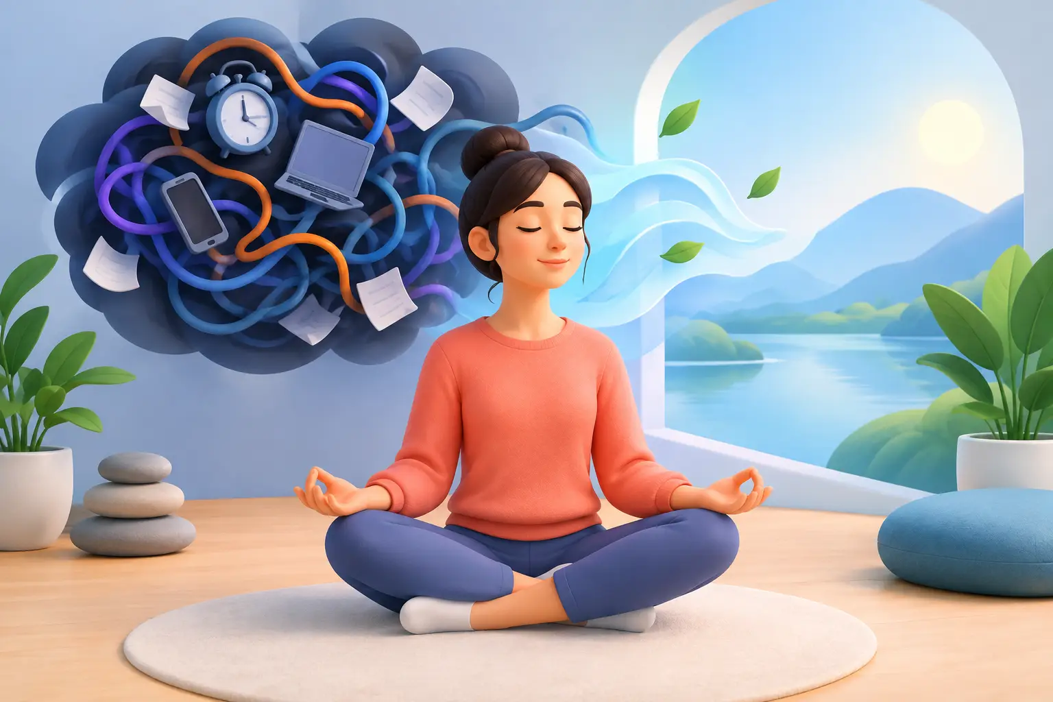 How to Calm Racing Thoughts and Feel Steadier | Neurofeedback Carolina How to Calm Racing Thoughts and Feel Steadier