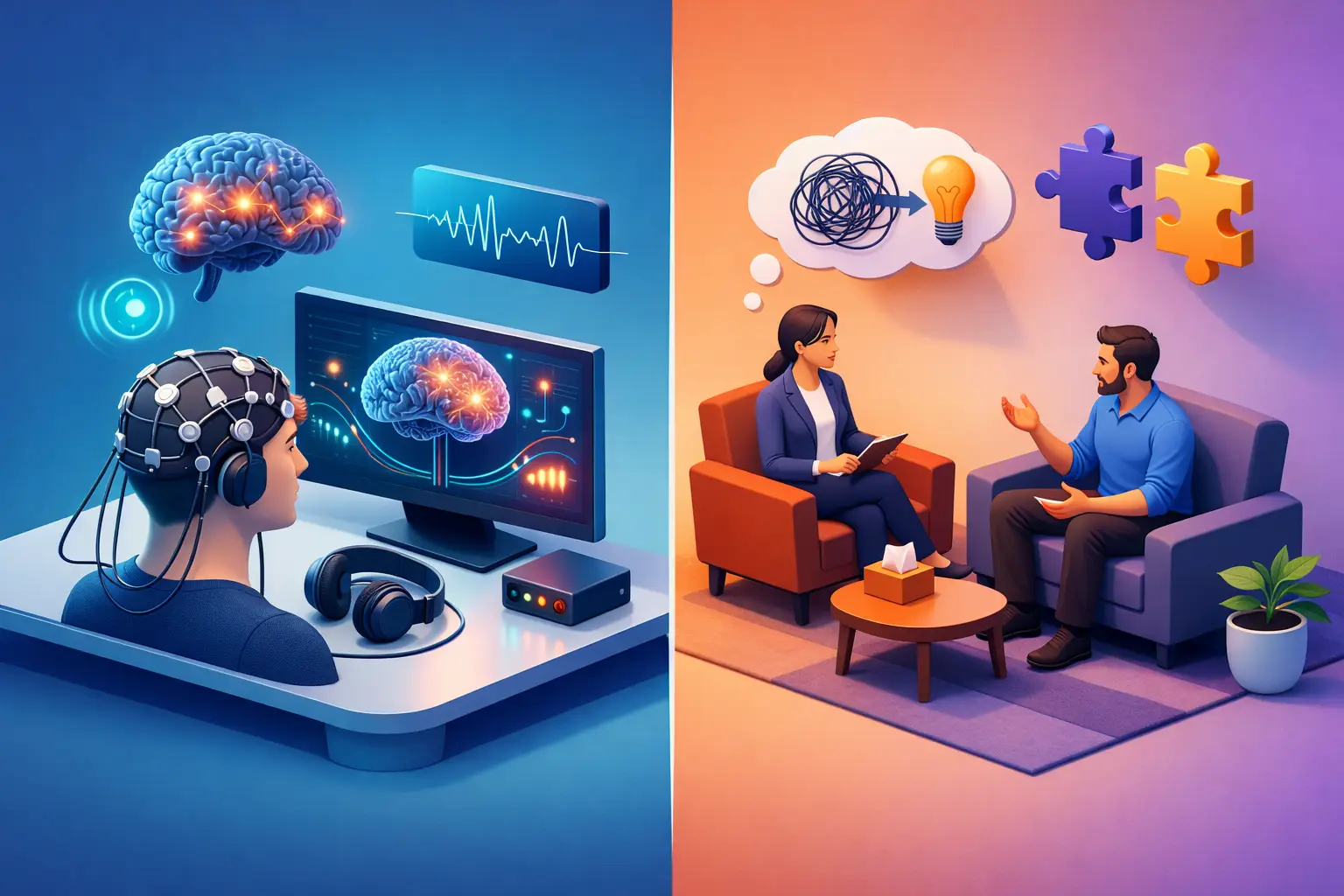 Neurofeedback Versus Cognitive Behavioral Therapy